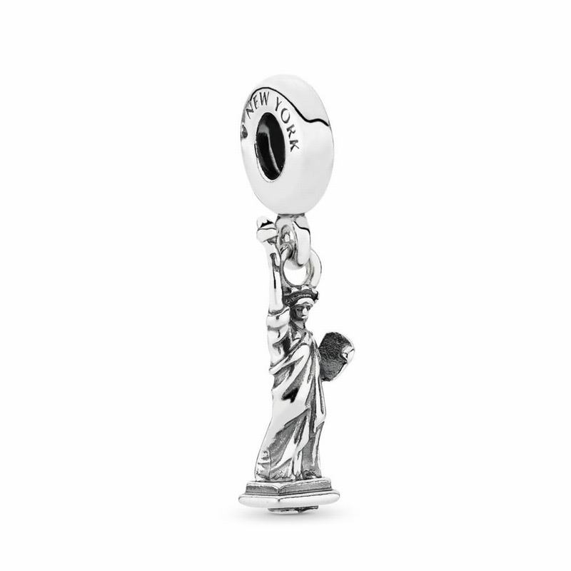 Pandora Statue of Liberty Dangle Charm Silver Egypt VA7039621